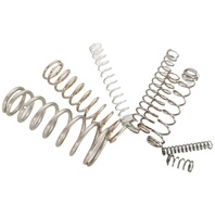 Ressort de compression hélicoïdal en fil métallique SS304 Caiyin, sur mesure, en acier inoxydable zingué