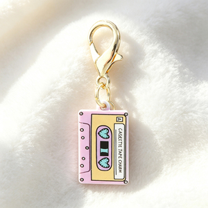 Cute Ocean Theme Pink Mermaid Tail Keychain Shell Starfish Enamel Charms Gold <b>Key</b> <b>Ring</b> Aesthetic <b>Bag</b> Hanging Ornament For Girls - Product Image 5