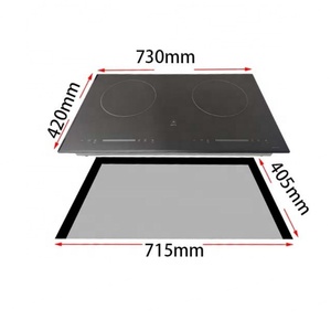 Custom Available Built-in 2-Burner Electric Induction Cooktop Ceramic/Glass Surface Household Use 4000W - Product Image 2