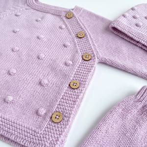 Combinaison pour bébé nouveau-né, combinaison en coton doux personnalisée, ensemble de <span class=keywords><strong>3</strong></span> vêtements, pull, pantalon, chapeau, tenues pour bébés garçons et filles, unisexe - Product Image 6