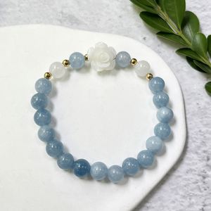 Pulsera de Piedra Natural con Cuentas de Vidrio Coloridas, Nuevos Comenzos, Profesional, Sin Comisión Intermedia, Auditoría de Fábrica, Soporte - Product Image 1
