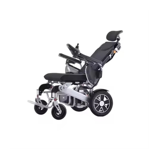 Silla de ruedas eléctrica de 4 ruedas de aluminio ligero, silla de ruedas motorizada para discapacitados reclinable inalámbrica suministrada directamente de fábrica - Product Image 1