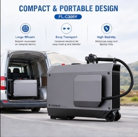 FL-C300Y 300W Machine de nettoyage laser à fibre pulsée portable, nettoyeur laser manuel pour l'élimination de la rouille, de la peinture et de l'huile sur le métal