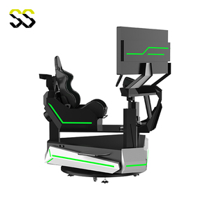 Máquina de simulador de carreras VR 9D para interiores/exteriores, juego de coches de <span class=keywords><strong>tres</strong></span> pantallas para parque de atracciones, uso doméstico, fibra de vidrio para centros comerciales - Product Image 3