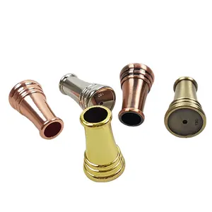 Mini Portapenne <span class=keywords><strong>Vintage</strong></span> <span class=keywords><strong>in</strong></span> <span class=keywords><strong>Metallo</strong></span> Solido Rotondo da Scrivania per Penna con Piuma - Product Image 1