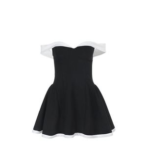 Black Combination Dress - 2025 New Design Elegant Women's Style