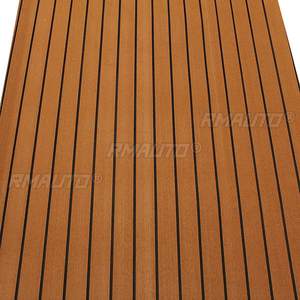 Plaque de revêtement de pont en mousse EVA auto-adhésive imitation teck 900x2400x5mm pour bateaux et applications marines - Product Image 4