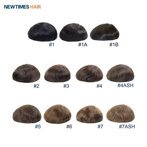 Hs15 + Người Đàn Ông Ren Phía Trước Tóc Giả Tóc 0.08 Mm Siêu Mỏng Da Bán Buôn Trinh Nữ Ấn Độ Tóc Thay Thế Hệ Thống - Product Image 6