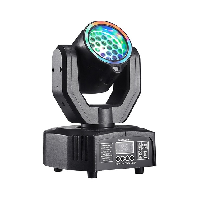 Factory Wholesale 36W Super Mini LED Moving Head Light Gobo Spotlight RGBW Aluminum Body DMX512 Remote Control Bar for KTV DJ