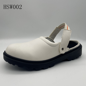 WCY, Ciabatte di Sicurezza Bianche <span class=keywords><strong>con</strong></span> Tallone Aperto e Cinturino Regolabile, <span class=keywords><strong>Scarpe</strong></span> da Lavoro Mediche <span class=keywords><strong>con</strong></span> Punta in Acciaio per Ospedale e Medici, Uomo e Donna HSW002 - Product Image 1