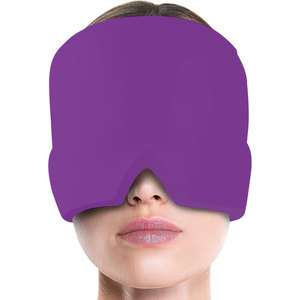 Masque pour les yeux en gel, compresse froide, bandeau 18.5Cm X 12.5Cm pour soulager le visage, thérapie, matériau en soie glacée, multifonctionnel - Product Image 3