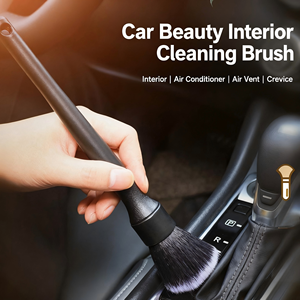 Spazzola per Dettagli <span class=keywords><strong>Interni</strong></span> Auto in Microfibra Super Morbida Kfeier Carclean con Asta in ABS 16/24cm 150g - Multifunzione per Lavaggio e <span class=keywords><strong>Pulizia</strong></span> Auto - Product Image 2