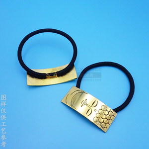 <b>Cute</b> Cartoon Peacock Alloy Hair Tie Gold Painted Metal Accessories Round <b>Headband</b> Casual Headdress - Product Image 4