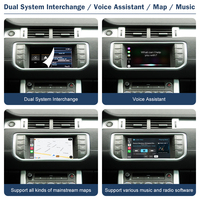 Boîte AI sans fil Road Top pour CarPlay et Android Auto, interface pour système Harman 10,25 pouces, Land Rover/Jaguar/Range Rover 2016-2018