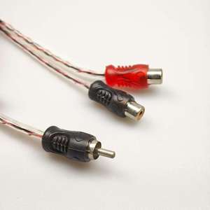 1 male to 2 female RCA PVC <b>amplifier</b> audio cable Y-splitter, suitable for <b>car</b> and home theater speakers - Product Image 5