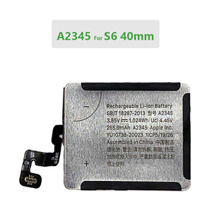 <span class=keywords><strong>Batterie</strong></span> de montre de <span class=keywords><strong>remplacement</strong></span> de haute qualité A2345 A2327 pour <span class=keywords><strong>Apple</strong></span> <span class=keywords><strong>Watch</strong></span> Series 6 S6 40mm Smart <span class=keywords><strong>Watch</strong></span> Batteries - Product Image 2