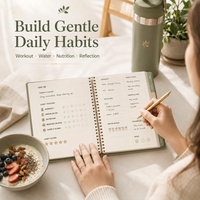 Planificateurs personnalisés pour le Défi de Bien-être Ultime de 75 Jours - Système de Fitness, Habitudes, Mentalité et Nutrition - Étanche, Personnalisable, Cadeau, Achat