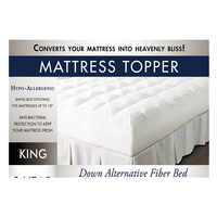 Großhandel Gänse daunen schutz wasserdichte King-Size-Pads rollen Hotel bett Matratze