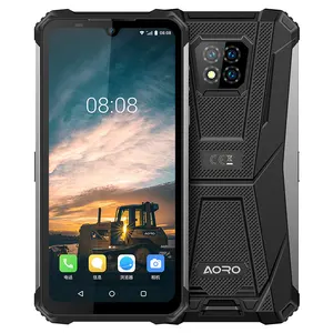 AORO A8 ATEX 4G sanayi cep telefonu 8GB + 128GB 6080mAh Android 11 Octa çekirdek GPS Wifi patlamaya dayanıklı telefonlar