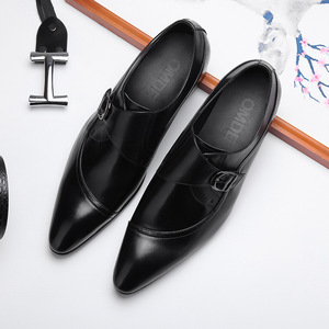 Scarpe <span class=keywords><strong>da</strong></span> Cerimonia <span class=keywords><strong>da</strong></span> <span class=keywords><strong>Uomo</strong></span> in Pelle di Alta Qualità 2026, Versatili, Formali, con Design Goffrato e Finitura Lucida, Punta Affusolata - Product Image 5