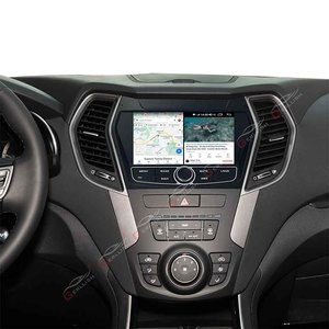 หน้าจอวิดีโอมัลติมีเดียสำหรับรถยนต์ระบบแอนดรอยด์ระบบนำทาง GPS Wi-Fi 4G สำหรับ hyundai santa fe IX45 dm 2012-<span class=keywords><strong>2018</strong></span> carplay - Product Image 4