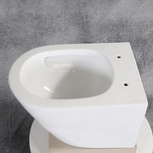 Grande Fortune Porcelaine Commode Murale Toilette Suspendue Ronde Toilette Suspendue Salle De Bains Tornado Toilette À Chasse D'eau - Product Image 3