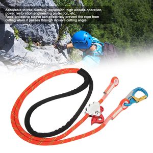 Cuerda <span class=keywords><strong>de</strong></span> seguridad para trepar árboles con mosquetón <span class=keywords><strong>de</strong></span> triple bloqueo, núcleo <span class=keywords><strong>de</strong></span> alambre <span class=keywords><strong>de</strong></span> acero, kit <span class=keywords><strong>de</strong></span> línea <span class=keywords><strong>de</strong></span> rescate ajustable con mosquetón <span class=keywords><strong>de</strong></span> protección contra caídas - Product Image 6