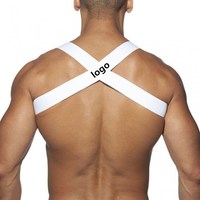 Harnais de retenue pour homme Ceinture de bondage Respirant Party Wear Montrez votre muscle Bandoulière élastique