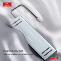 Hub USB C 14 en 1 Earldom, Estación de Acoplamiento USB C con Triple Pantalla, HDMI 4K, VGA, Gigabit Ethernet, Entrega de Energía, Puerto Tipo C