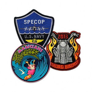 Phương Tây Vá Thêu Biểu Tượng Vui Các Bản Vá Lỗi Với Móc Và Vòng Lặp Thích Hợp Cho Tự Làm Trang Trí Ba Lô, Mũ Và Áo Khoác - Product Image 3