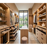 Armarios Empotrados Modernos Personalizados para Dormitorio Principal, Vestidor Elegante, Sistema Modular de Vestidor