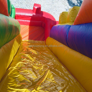 Château gonflable commercial d'extérieur pour enfants et tout-petits, avec piscine à balles intégrée et double toboggan - Product Image 6