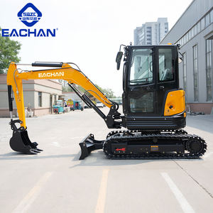 EACHAN Frete Grátis 3.5 Ton Mini Escavadeira De Borracha Esteira Farm Orchard Compact Digger Motor Diesel Hidráulico Pequena Escavadeira - Product Image 6