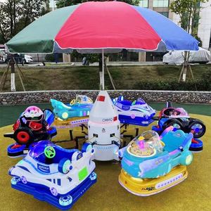 Carrusel Eléctrico Infantil con Diseño de Aviones de Dibujos Animados para Parques de Diversiones - Product Image 2