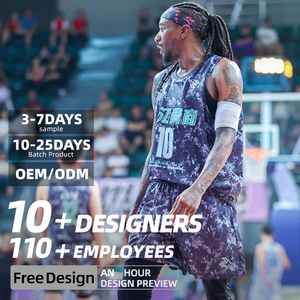 Maillots de basket-ball réversibles respirants et à séchage rapide personnalisés avec nom et numéro d'équipe - Product Image 3