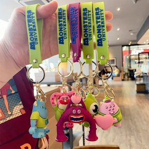 Llaveros 3D <span class=keywords><strong>de</strong></span> Dibujos Animados, Lindos Monstruos <span class=keywords><strong>de</strong></span> la Universidad, Diseño <span class=keywords><strong>de</strong></span> Mike <span class=keywords><strong>Sullivan</strong></span>, Llavero Promocional Anticaída para Bolsos, Colgante - Product Image 6