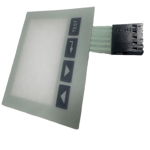 Tùy Chỉnh Bàn Phím Silkscreen In Ấn Đồ Họa Lớp Phủ Nút Bảng Điều Chỉnh Xúc <span class=keywords><strong>4</strong></span> Phím Polydome Màng Chuyển Đổi Bàn Phím Với Cửa Sổ LCD - Product Image 1