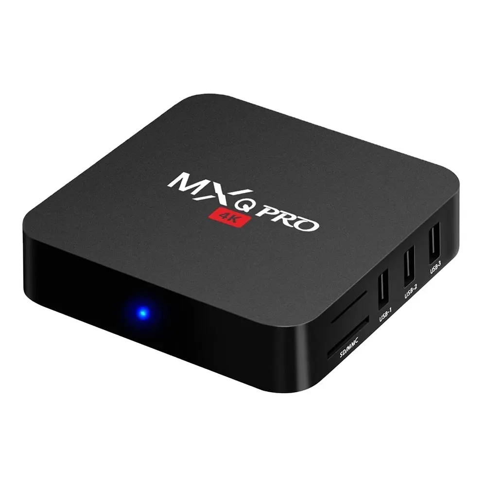 MXQ-decodificador de Tv PRO, 2 GB de RAM, 16 Gb de ROM, Android 7,1, Ott, Firmware 4k, mejorado