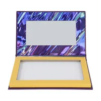 खाली चुंबक कॉस्मेटिक मेकअप बॉक्स पोर्टेबल DIY आंखों के छायाएं पनाह ब्लश के लिए खाली कॉस्मेटिक पैलेट सौंदर्य मेकअप उपकरण के साथ Mirr
