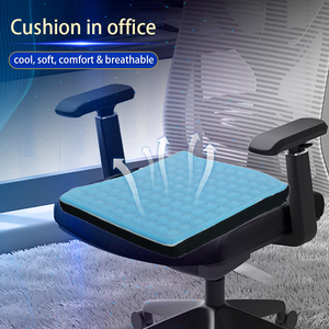 40*40*2,5 cm Gel de refrigeración espuma viscoelástica silla asiento cojín alivio de presión almohadas lumbares y cojines de asiento - Product Image 4