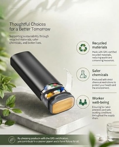 Vente en gros de boîtes à pilules en métal personnalisées, étanches, avec couvercle anti-humidité, organisateur de voyage portable, mini boîte de rangement pour capsules, 7 jours - Product Image 4