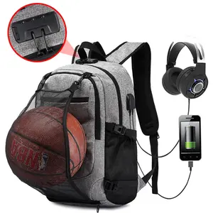 Вместительный спортивный рюкзак для баскетбола с Usb-зарядкой