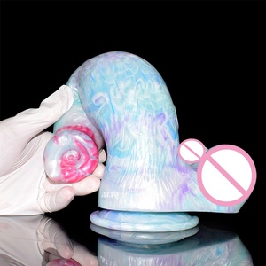 NNSX Pene de Gran Tamaño para Mujer con Dos Testículos Grandes, Vasos Sanguíneos Realistas, Masturbación Femenina para Productos Eróticos Sexuales - Product Image 2