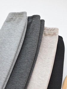<span class=keywords><strong>Leggings</strong></span> Casual da <span class=keywords><strong>Bambina</strong></span>, Ispessiti e Traspiranti, in Lana Pettinata con Fodera in Pile, Stampa Decorativa, Gamba Dritta, Autunno Inverno, Stile Occidentale, Lunghezza Intera - Product Image 4
