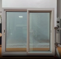 Ventana Corredera Horizontal Moderna de PVC Resistente al Viento con Rejilla para Dormitorio, Baño y Sala de Estar, Marca BOCHARM