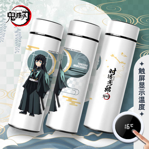 30 Estilo Demon Slayer: <span class=keywords><strong>Kimetsu</strong></span> <span class=keywords><strong>no</strong></span> <span class=keywords><strong>Yaiba</strong></span> Tanjirou Nezuko Inosuke Dibujos animados Anime japonés Taza de agua Taza de vacío - Product Image 4