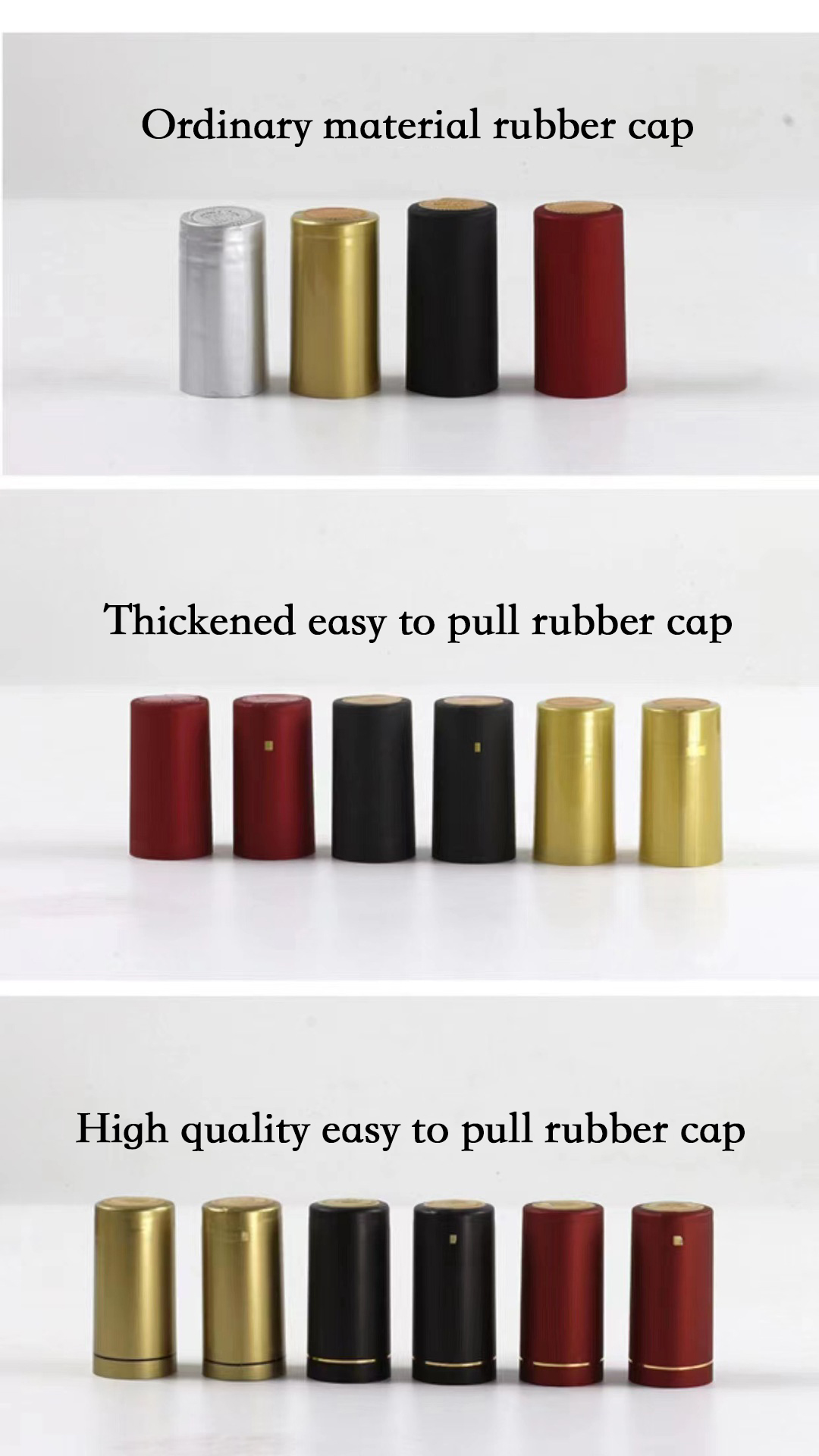 Rubber cap