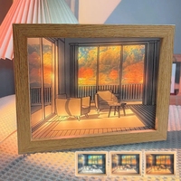 Lampe LED 4D Miracle Frame – Peinture Murale Lumineuse – Série Anime, Jeux, Religion, etc. – Cadeau d'Anniversaire Personnalisé Idéal pour Chambre et Bureau
