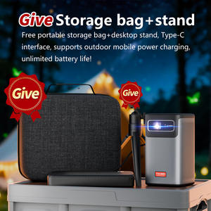 キャンプ用プロジェクター 720P DLP、内蔵8000mAhバッテリー、オートキーストーン補正、5W HiFiスピーカー、ポータブルミニ映画プロジェクター - Product Image 5