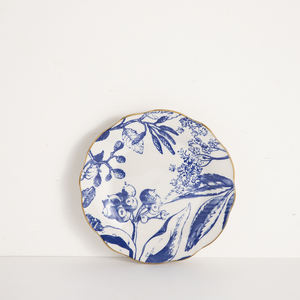 Service de table en porcelaine européenne de luxe TRESUN 2025, 16 pièces en grès pour 4 personnes, motif incrusté d'or, compatible micro-ondes et lave-vaisselle - Product Image 3